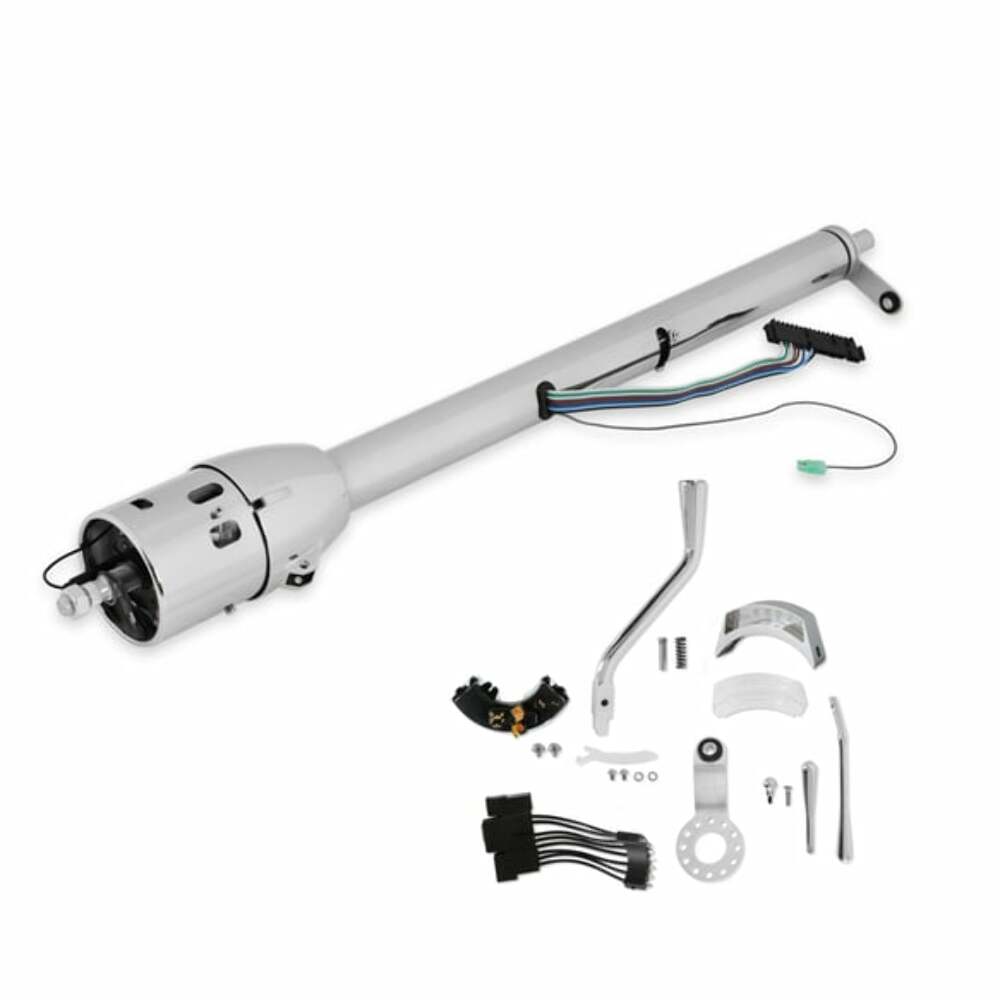 1960-72 C10 Pickup Custom Tilt Steering Column-Chrome/Auto 33" CSCU33A