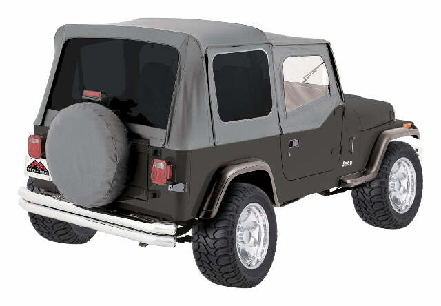 RT Off-Road door accessory fits 1987-1995 Jeep Wrangler gray fabric CT20009T