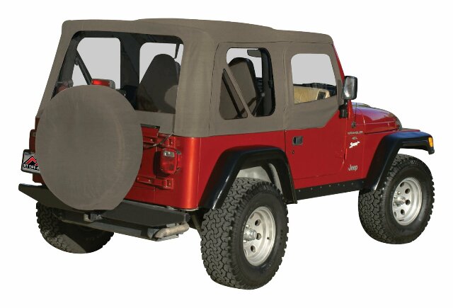 RT Off-Road door accessory fits 1997-2006 Jeep Wrangler khaki fabric CT20136
