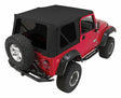 RT Off-Road Complete Top - CT20435T fits 1997-2006 Jeep Wrangler black fabric