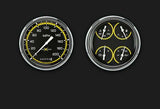 1947-53 AutoCross Yellow Truck Package CT47AXY52 for 1947-1953 dash gauge cluster