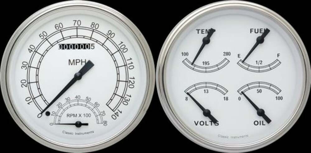 1947-53 White Truck Package CT47CW62 for 1947-1953 dash gauge cluster
