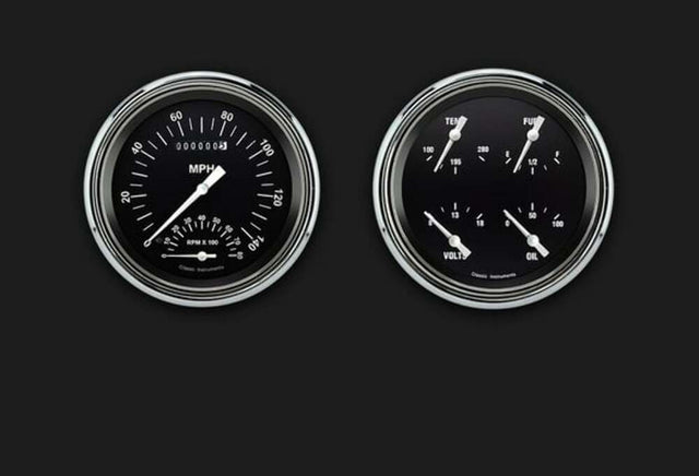 1947-53 Hot Rod Truck Package CT47HR62 for 1947-1953 dash gauge cluster