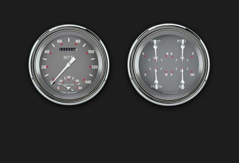 1947-53 SG Series Truck Package CT47SG62 for 1947-1953 dash gauge cluster