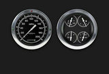Auto Cross Grey 1954-55 Chevy Truck Package CT54AXG52 dash gauge cluster