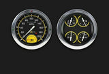 Auto Cross Yellow 54-55 Chevy Truck Package w/ Speedtachular CT54AXY62 dash gauge cluster