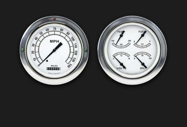 t Classic White 1954-55 Chevy Truck Package CT54CW52 Classic Instruments