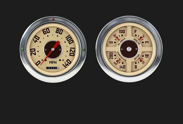 1954-55 GMC Truck Package CT54GM52 dash analog gauge cluster