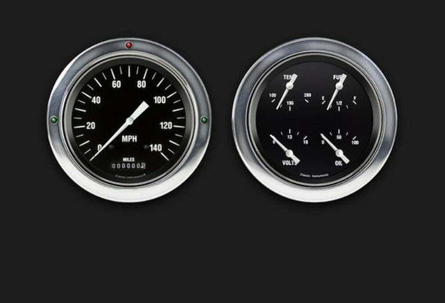 Hot Rod 1954-55 Chevy Truck Package CT54HR52 dash gauge cluster