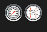 Velocity Series White 1954-55 Chevy Truck Package CT54VSW52 dash gauge cluster