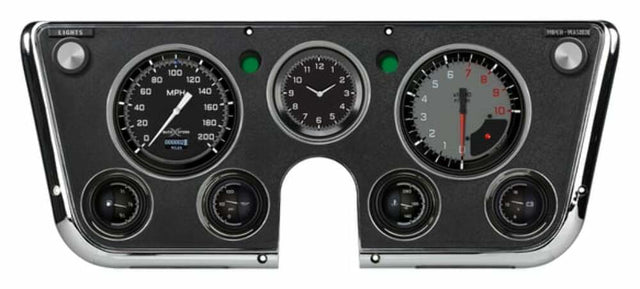 1967-1972 C10 Pickup AutoCross Gray LS Instrument Clusters CT67DAXG-LS