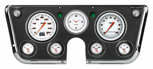 1967-1972 C10 Pickup Velocity White LS Instrument Clusters CT67DVSW-LS