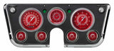 t Fits 1967-1972 C10 Pickup V8 Red Steelie LS Instrument Clusters CT67V8RS-LS Classic Instruments