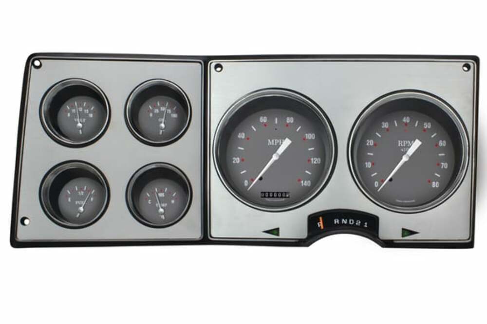 1973-1974 C10 Pickup SG Series LS Sending Unit Instrument Cluster CT73SG-LS silver