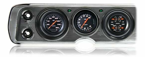 Velocity Black 1964-65 Chevelle Package CV64VSB for 1964-1965 Chevelle dash gauge cluster