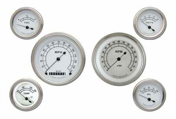Classic Instruments analog dash gauge set