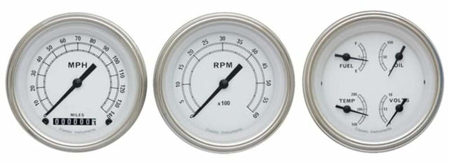 Classic Instruments analog dash gauge set