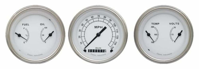 Classic Instruments analog dash gauge set
