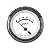 White 2 1/8" Gear Indicator CW07SLF