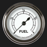 Classic Instruments White 2 1/8" Fuel Gauge CW109SLF