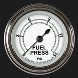 White 2 1/8" Fuel Pressure Gauge, 15 psi CW145SLF