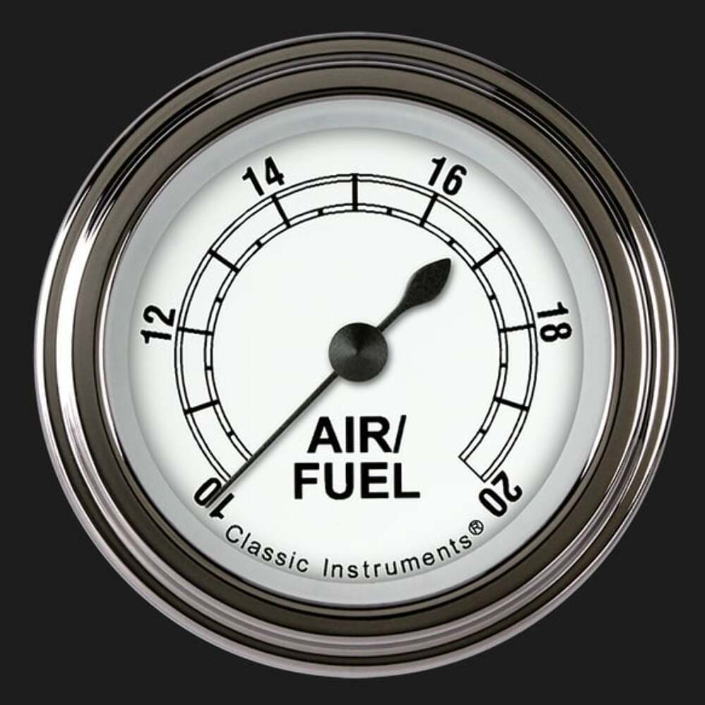 White 2 1/8" Air Fuel Ratio Gauge CW194SLF