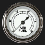 White 2 1/8" Air Fuel Ratio Gauge CW194SLF