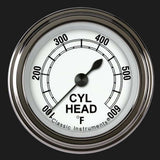 White 2 1/8" Cylinder Head Temp. Gauge CW197SLF