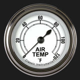 White 2 1/8" Outside Air Temp. Gauge CW199SLF