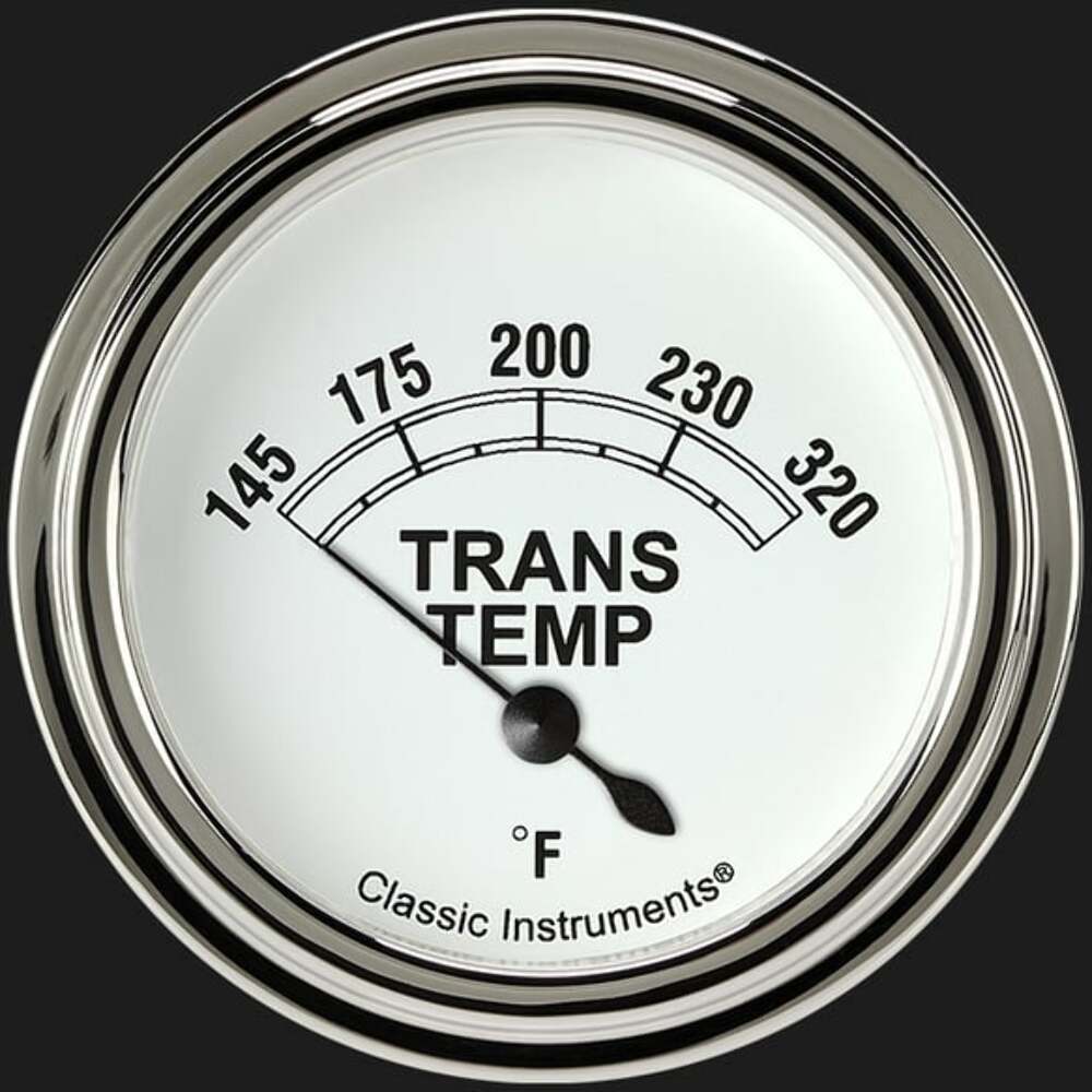 White 2 5/8" Transmission Temperature Gauge CW227SLF
