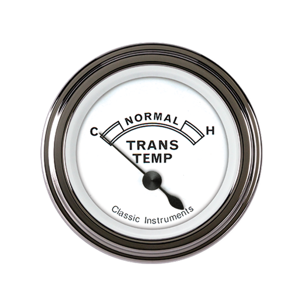 White 2 1/8" Transmission Temp CW27SLF