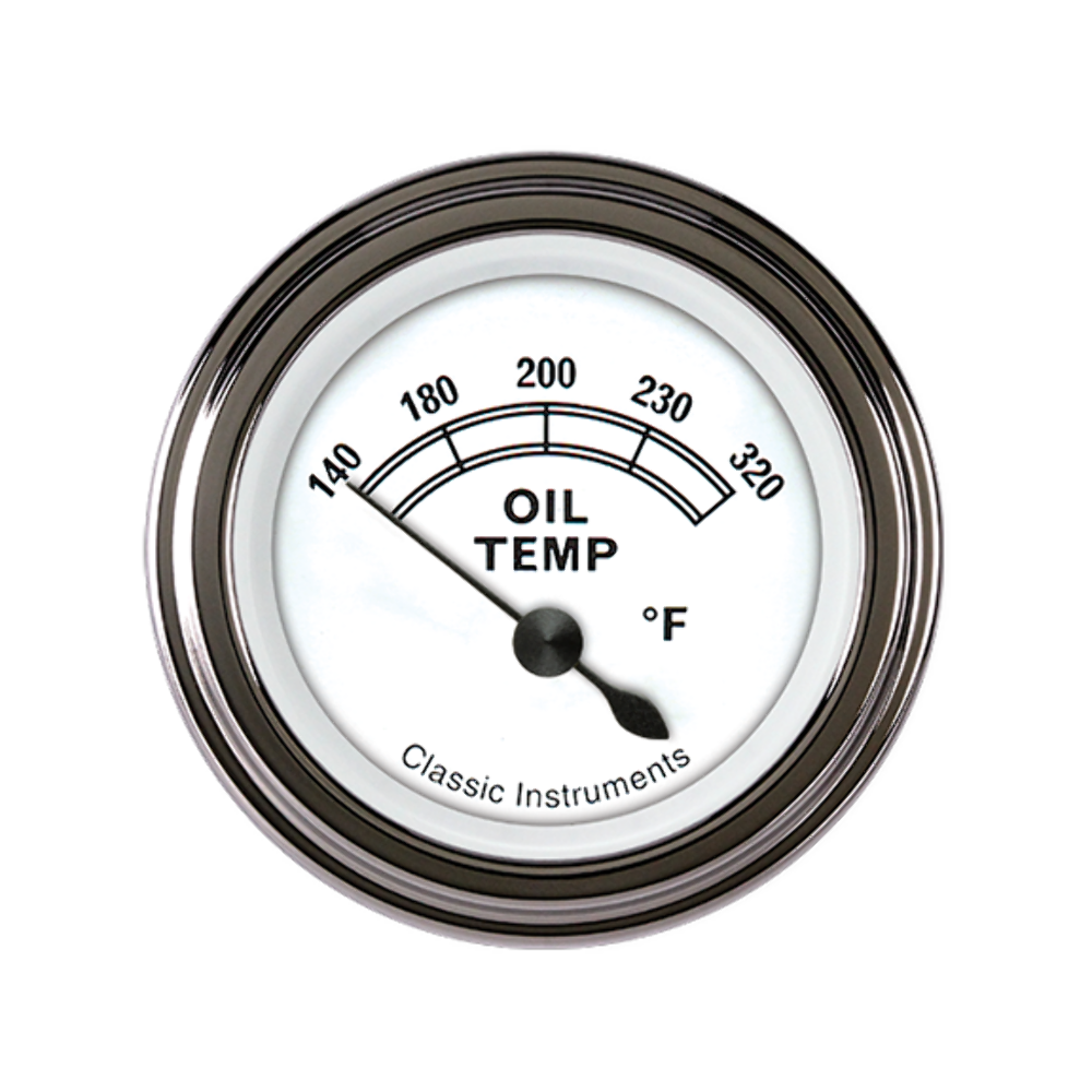 White 2 1/8" Oil Temp CW28SLF