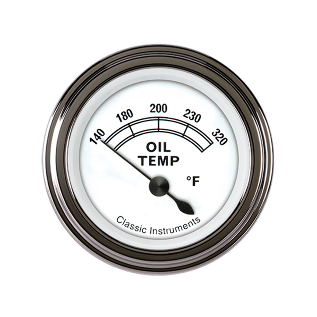 White 2 1/8" Oil Temp CW28SLF