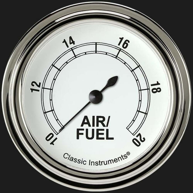White 2 5/8" Air Fuel Ratio Gauge CW394SLF