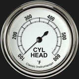 White 2 5/8" Cylinder Head Temp. Gauge CW397SLF