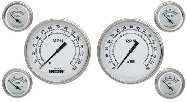 Classic Instruments analog dash gauge set
