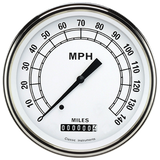 Classic Instruments White 4 5/8" Speedometer CW56SLF