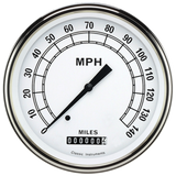t Classic White 4 5/8" Speedometer CW56SLF Classic Instruments