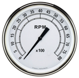 Classic Instruments White 4 5/8" Tachometer CW71SLF