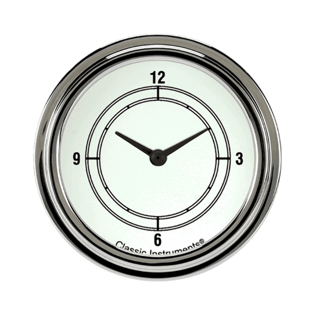 t Classic White 2 5/8" Clock CW92SLF Classic Instruments