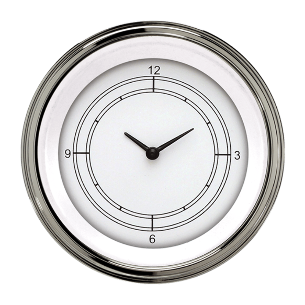 Classic Instruments White 3 3/8" Clock CW93SLF