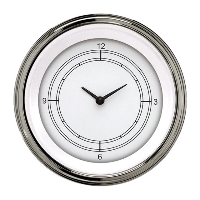 Classic Instruments White 3 3/8" Clock CW93SLF