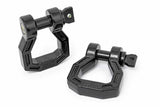 D-Ring; Forged; Pair; Black by Rough Country