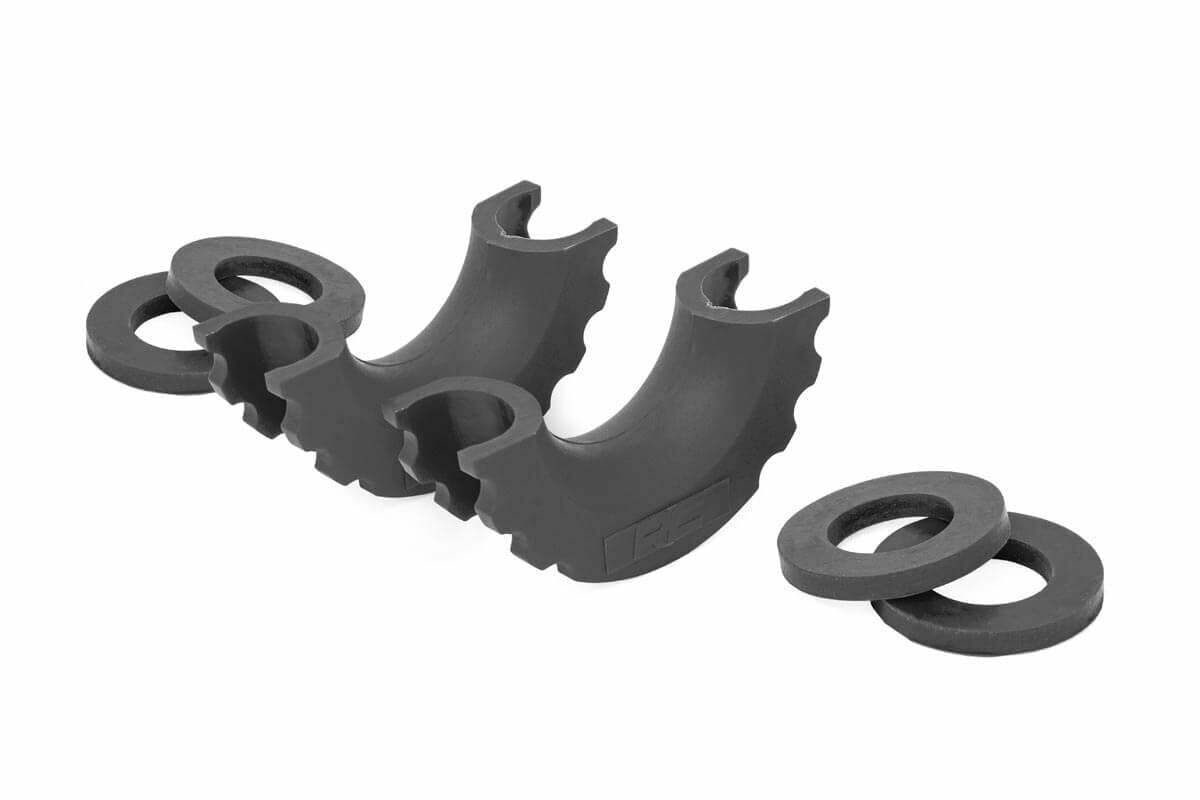 D-Ring Isolator Kit; Pair; Black RS101