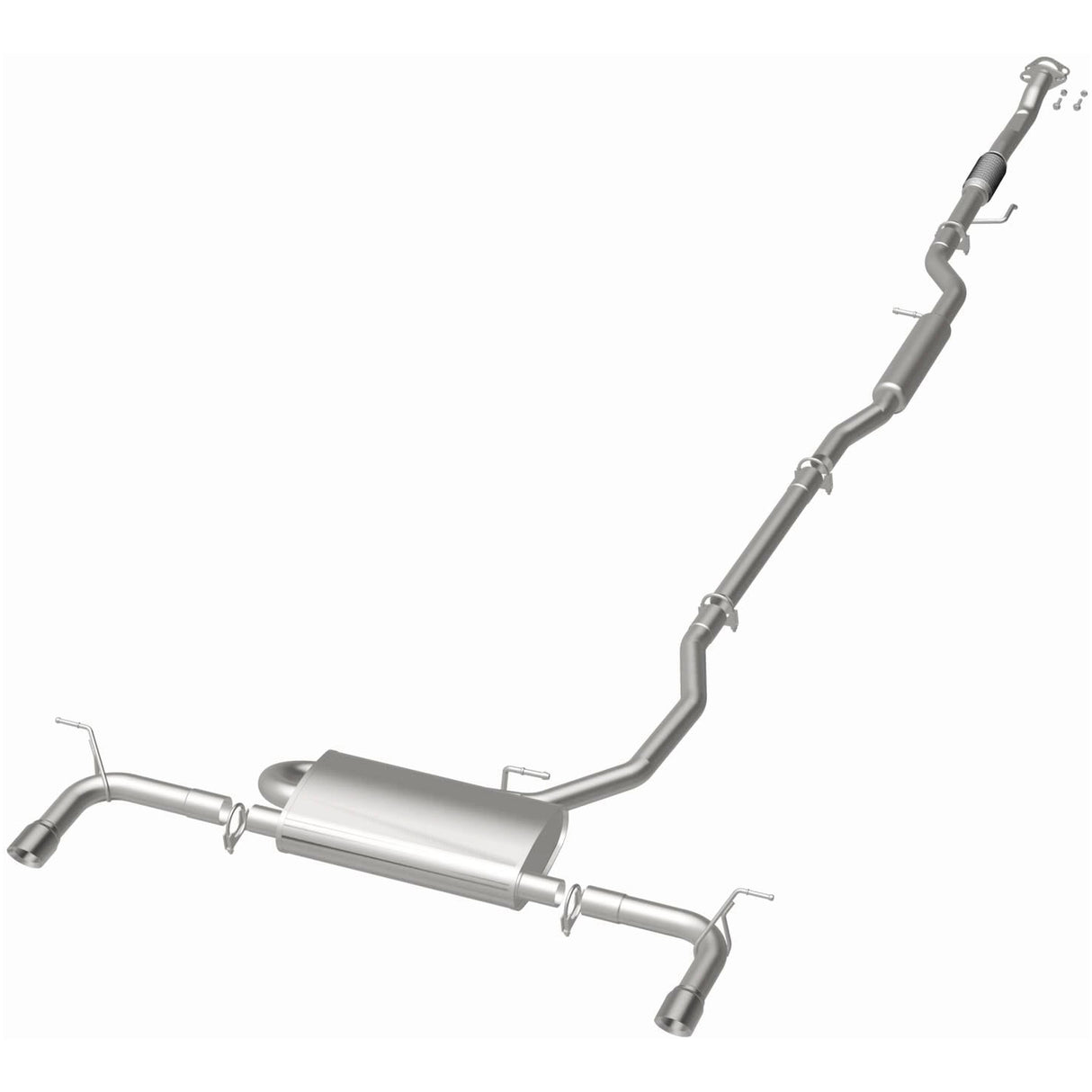2007-2014 Ford Edge Direct-Fit Replacement Exhaust System 106-0489 aluminized steel