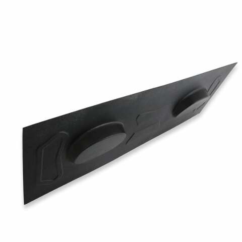 1971-1973 Ford Mustang Fastback package tray with 6x9 speaker pods factory style black ABS plastic D1ZZ-6346656-SP Scott Drake
