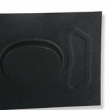 1971-1973 Ford Mustang Fastback package tray with 6x9 speaker pods factory style black ABS plastic D1ZZ-6346656-SP Scott Drake