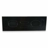 1971-1973 Ford Mustang Fastback package tray with 6x9 speaker pods factory style black ABS plastic D1ZZ-6346656-SP Scott Drake