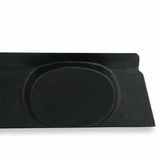 1971-1973 Ford Mustang Coupe package tray with 6x9 speaker pods factory style black ABS plastic D1ZZ-6546656-SP Scott Drake