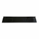 1971-1973 Ford Mustang Coupe package tray with 6x9 speaker pods factory style black ABS plastic D1ZZ-6546656-SP Scott Drake